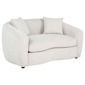 Isabella Sand Fabric Upholstered Loveseat by Coaster at Eve Furniture