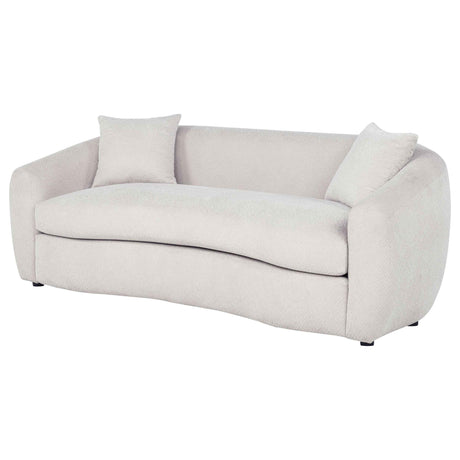 Isabella Sand Fabric Upholstered Sofa by Coaster at Eve Furniture