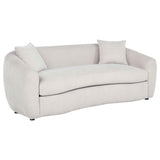 Isabella Sand Fabric Upholstered Sofa by Coaster at Eve Furniture