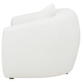 Isabella Upholstered Tight Back Chair White by Coaster at Eve Furniture
