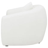 Isabella Upholstered Tight Back Chair White by Coaster at Eve Furniture