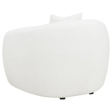 Isabella Upholstered Tight Back Chair White by Coaster at Eve Furniture