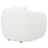 Isabella Upholstered Tight Back Chair White by Coaster at Eve Furniture