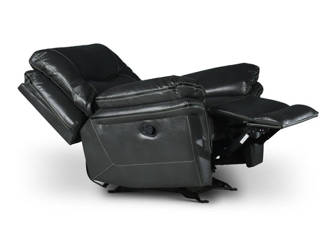 Isabella Gray Manual Glider Recliner by Steve Silver at Eve Furniture