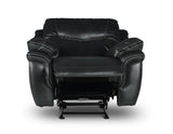 Isabella Gray Manual Glider Recliner by Steve Silver at Eve Furniture