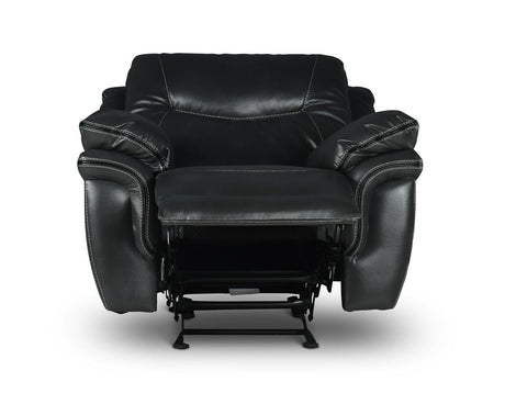 Isabella Gray Manual Glider Recliner by Steve Silver at Eve Furniture