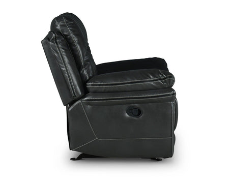 Isabella Gray Manual Glider Recliner by Steve Silver at Eve Furniture