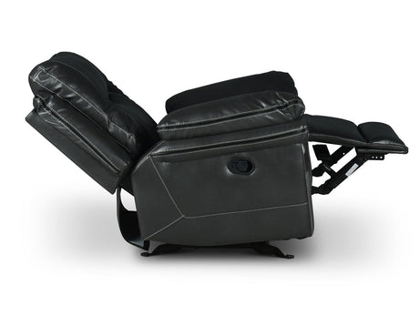 Isabella Gray Manual Glider Recliner by Steve Silver at Eve Furniture