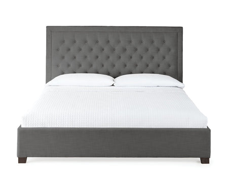 Isadora King Bed, Gray