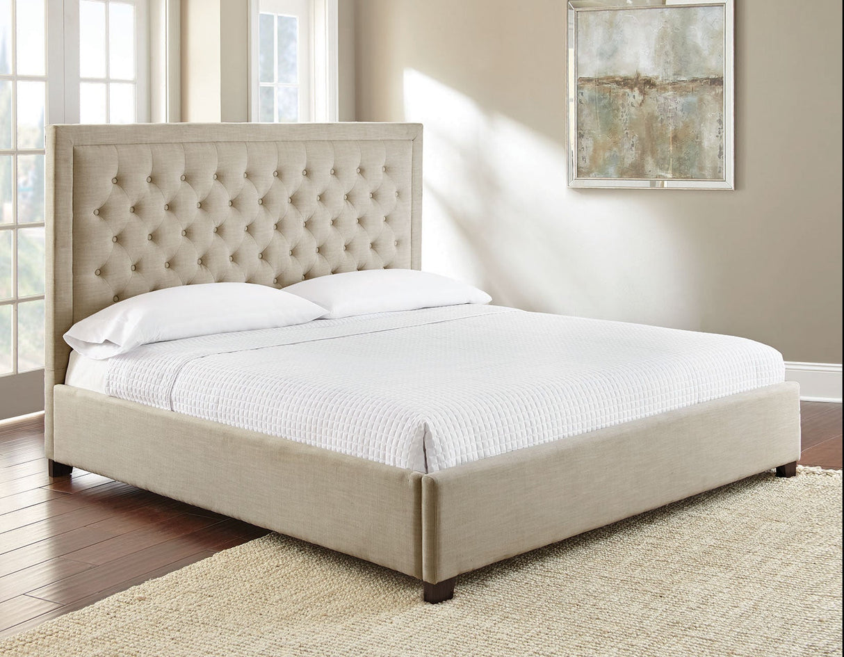 Isadora King Bed, Sand