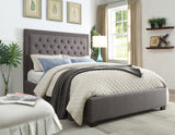 Isadora Queen Bed, Gray