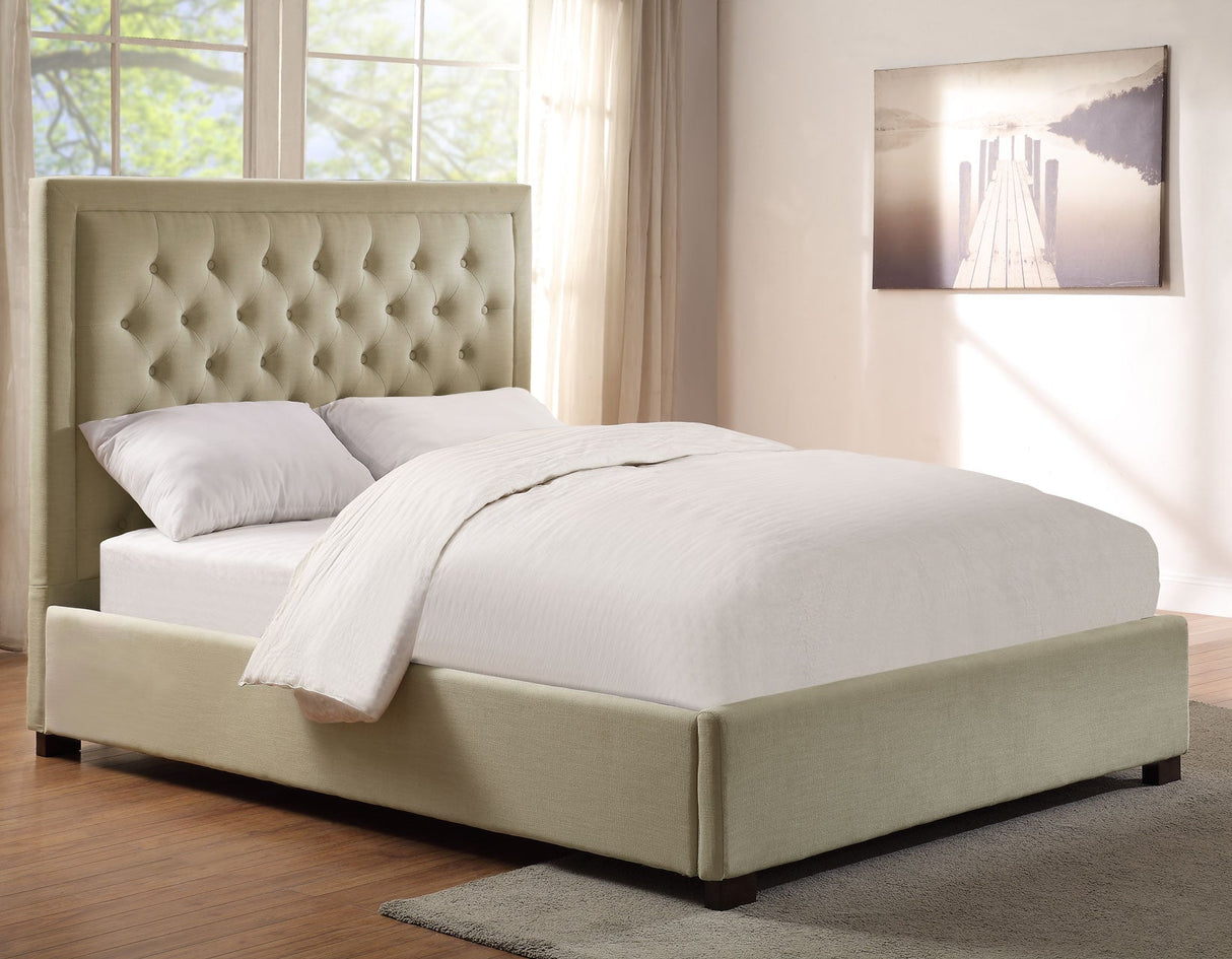 Isadora Queen Bed, Sand