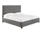 Isadora King Bed, Gray by Steve Silver at Eve Furniture