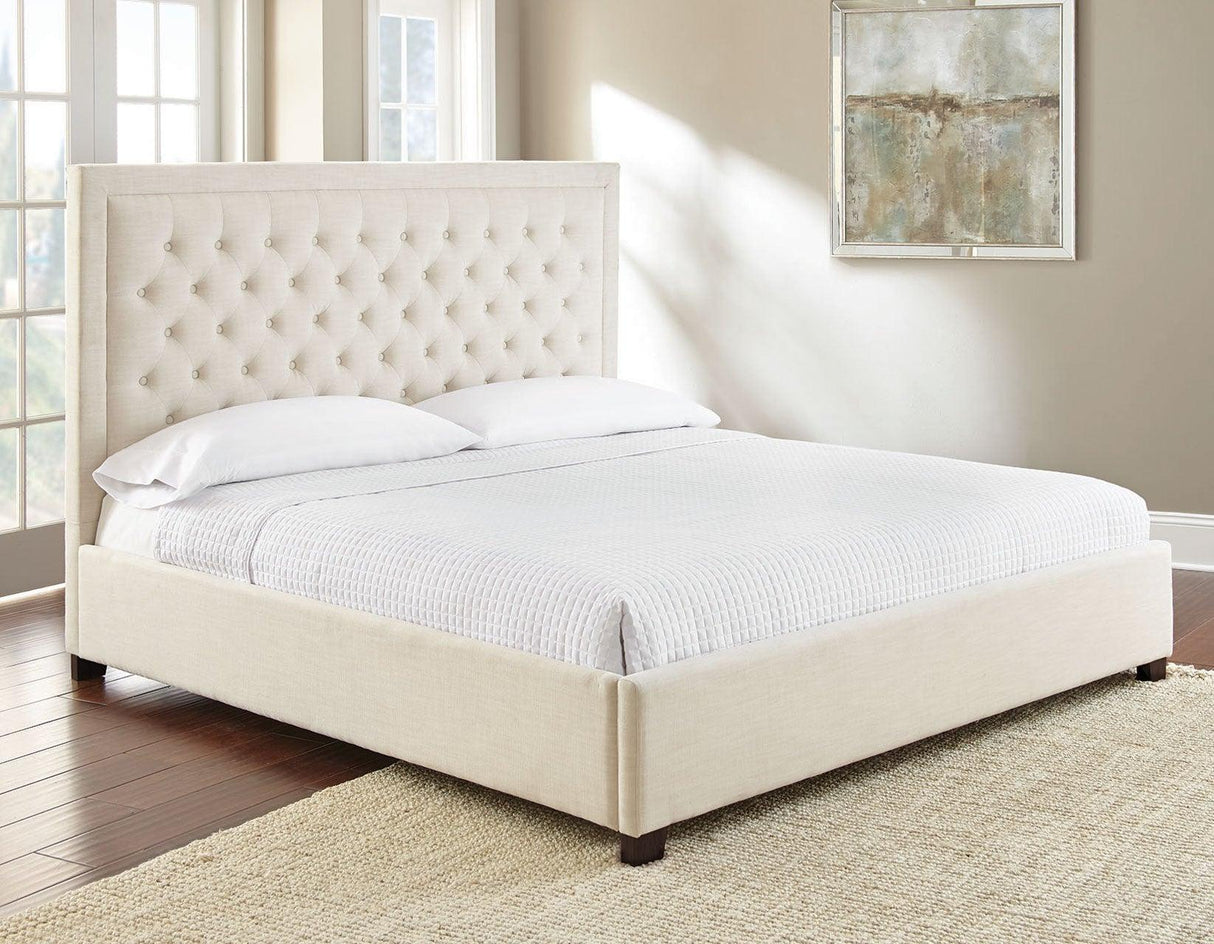 Isadora King Bed, White by Steve Silver at Eve Furniture
