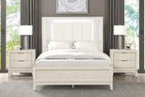 Isadore Antique White 4-Piece Queen Bedroom Set by Furniture of America at Eve Furniture