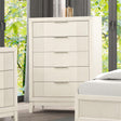 Isadore Antique White Chest by Furniture of America at Eve Furniture