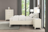 Isadore Antique White LED Queen Panel Bed by Furniture of America at Eve Furniture