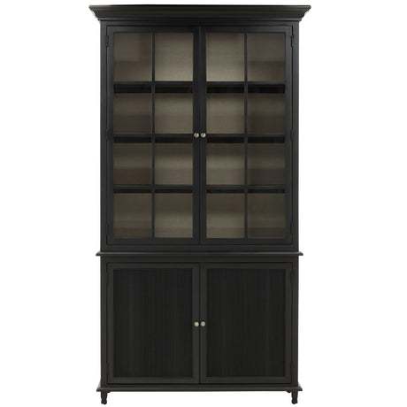 Isella Cabinet, Black by Dovetail at Eve Furniture