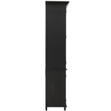 Isella Cabinet, Black by Dovetail at Eve Furniture