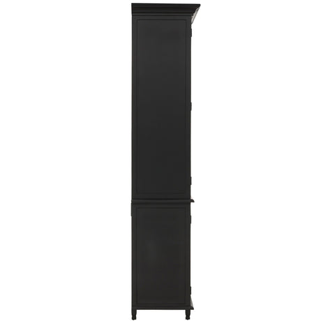 Isella Cabinet, Black by Dovetail at Eve Furniture