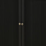 Isella Cabinet, Black by Dovetail at Eve Furniture