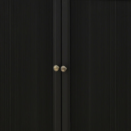 Isella Cabinet, Black by Dovetail at Eve Furniture