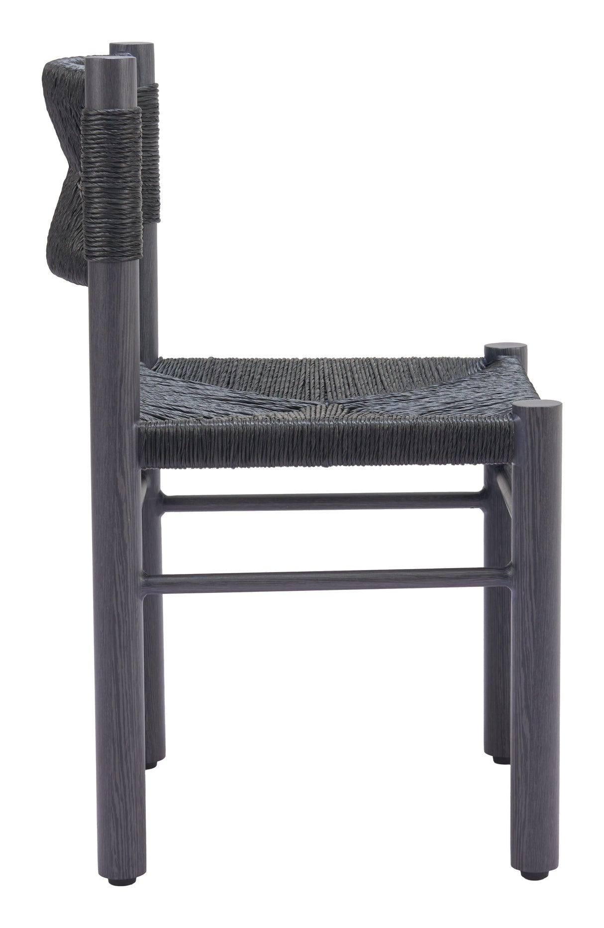 Iska Black Outdoor Dining Chair (Set of 2) by Zuomod at Eve Furniture