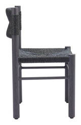 Iska Black Outdoor Dining Chair (Set of 2) by Zuomod at Eve Furniture