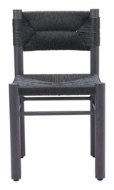 Iska Black Outdoor Dining Chair (Set of 2) by Zuomod at Eve Furniture
