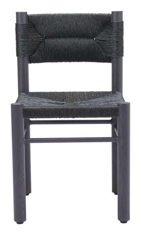 Iska Black Outdoor Dining Chair (Set of 2) by Zuomod at Eve Furniture