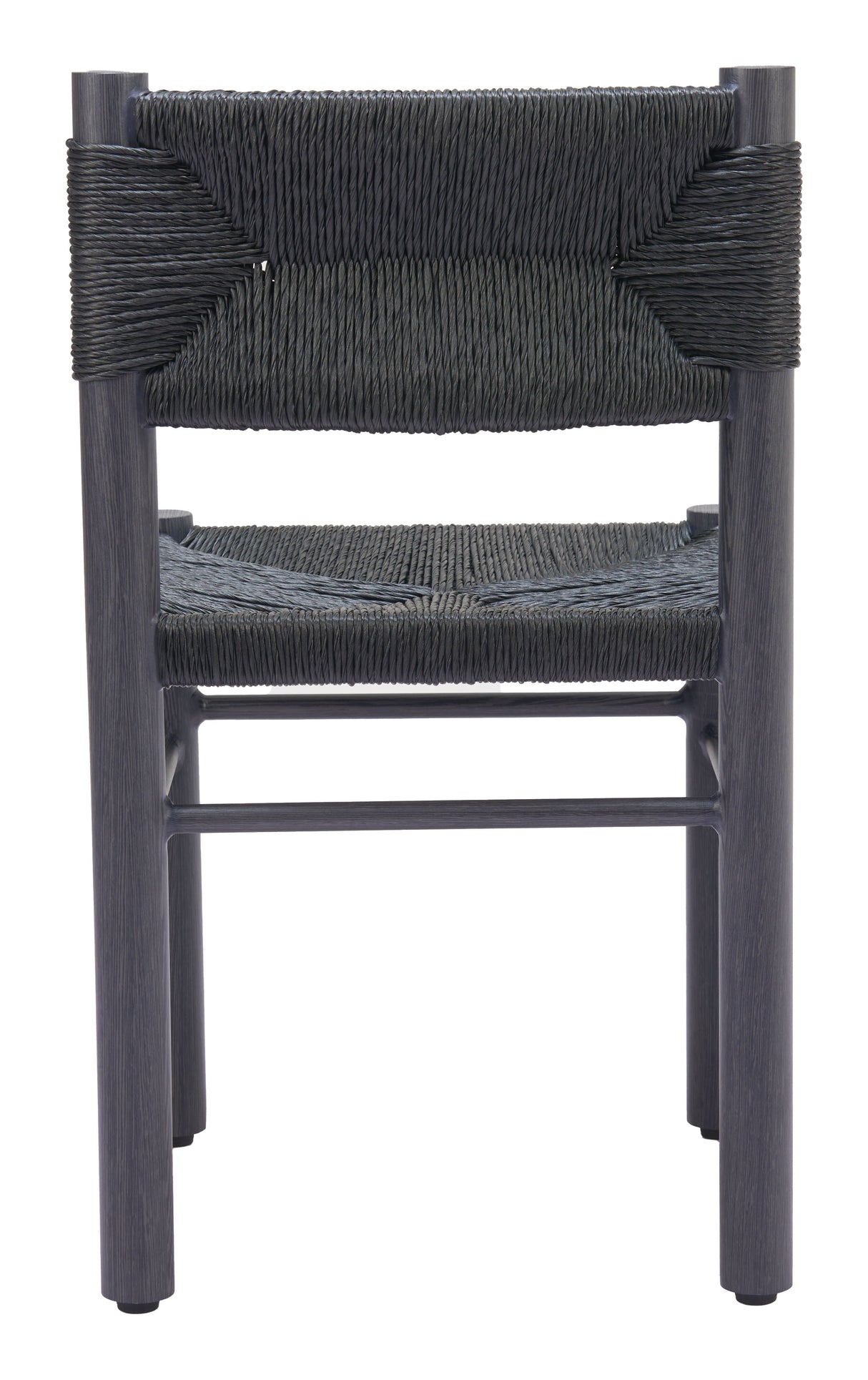 Iska Black Outdoor Dining Chair (Set of 2) by Zuomod at Eve Furniture