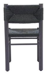 Iska Black Outdoor Dining Chair (Set of 2) by Zuomod at Eve Furniture