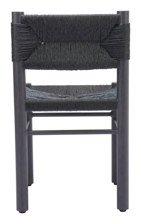 Iska Black Outdoor Dining Chair (Set of 2) by Zuomod at Eve Furniture