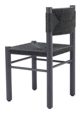Iska Black Outdoor Dining Chair (Set of 2) by Zuomod at Eve Furniture