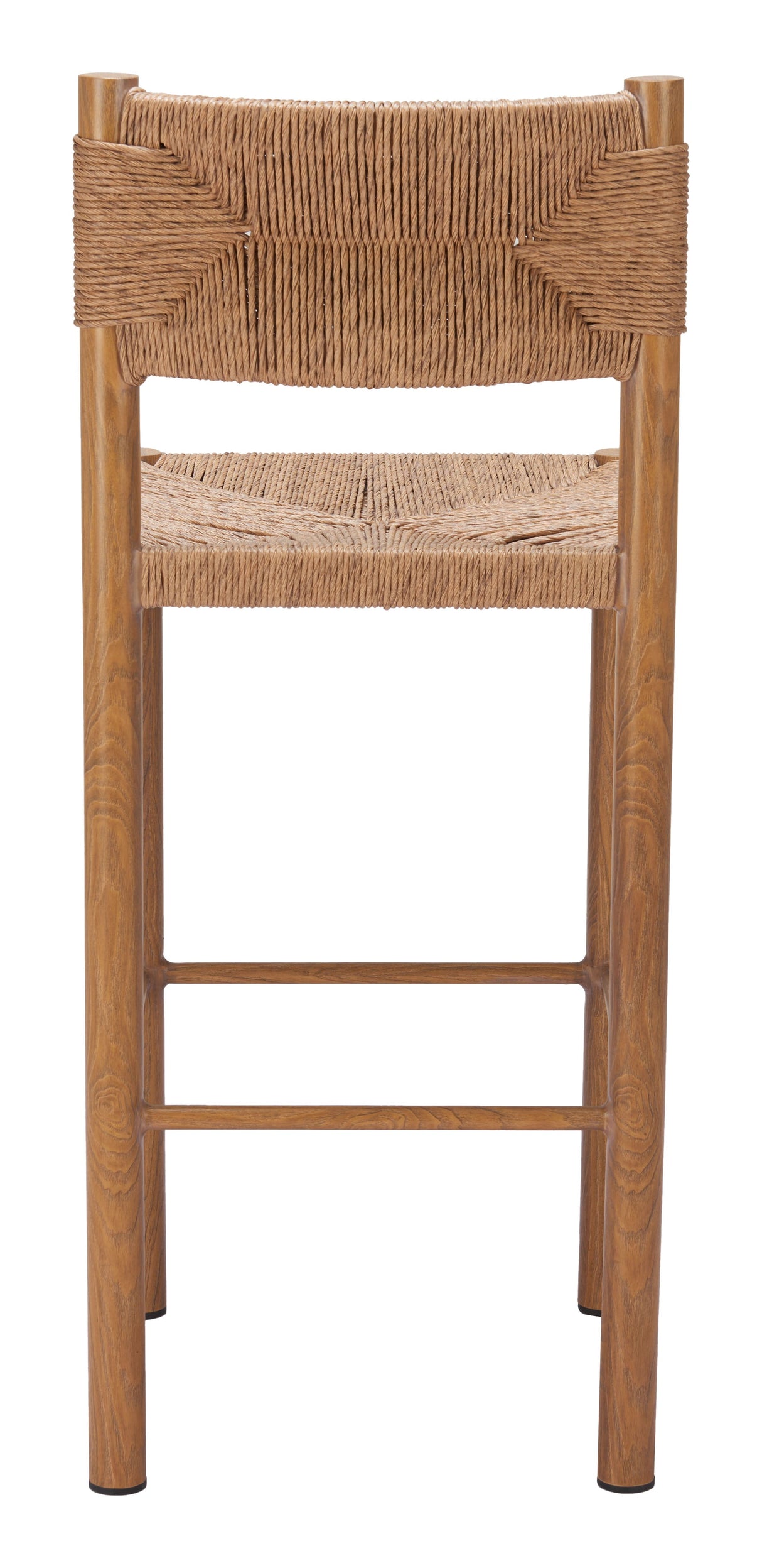 Iska Natural Outdoor Barstool (Set of 2) by Zuomod at Eve Furniture