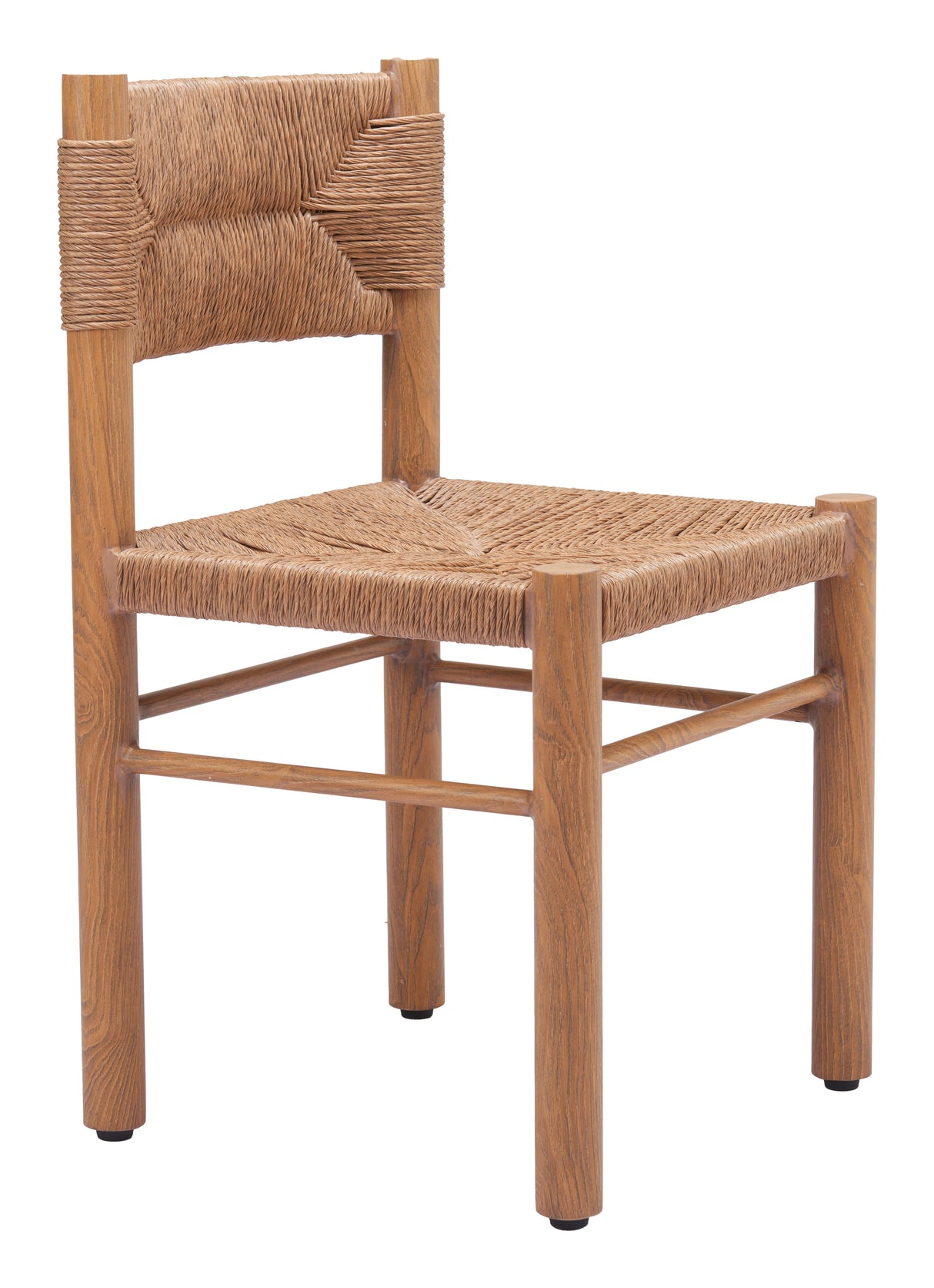 Iska Natural Outdoor Dining Chair (Set of 2) by Zuomod at Eve Furniture
