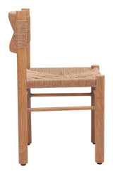 Iska Natural Outdoor Dining Chair (Set of 2) by Zuomod at Eve Furniture