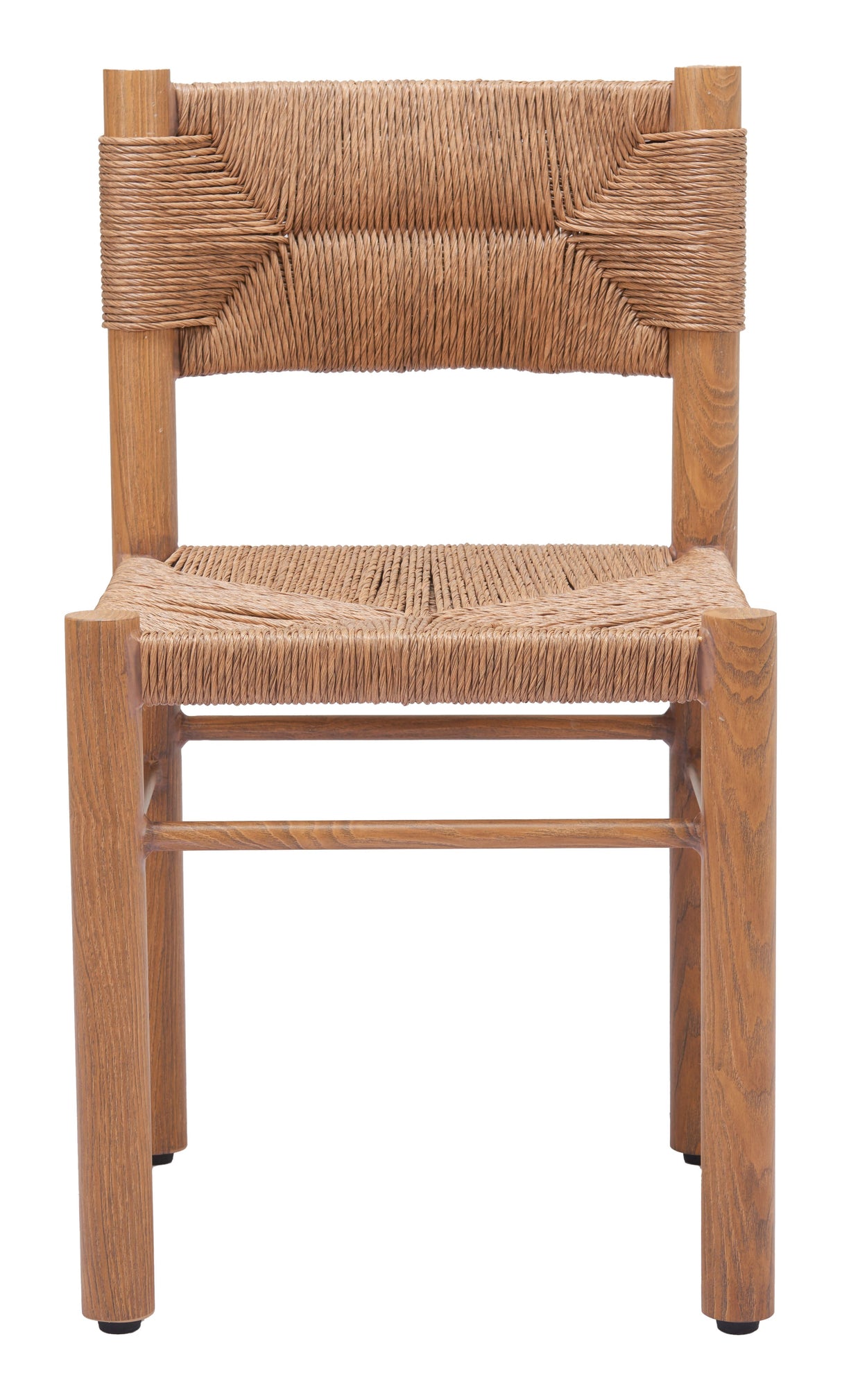 Iska Natural Outdoor Dining Chair (Set of 2) by Zuomod at Eve Furniture