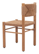 Iska Natural Outdoor Dining Chair (Set of 2) by Zuomod at Eve Furniture