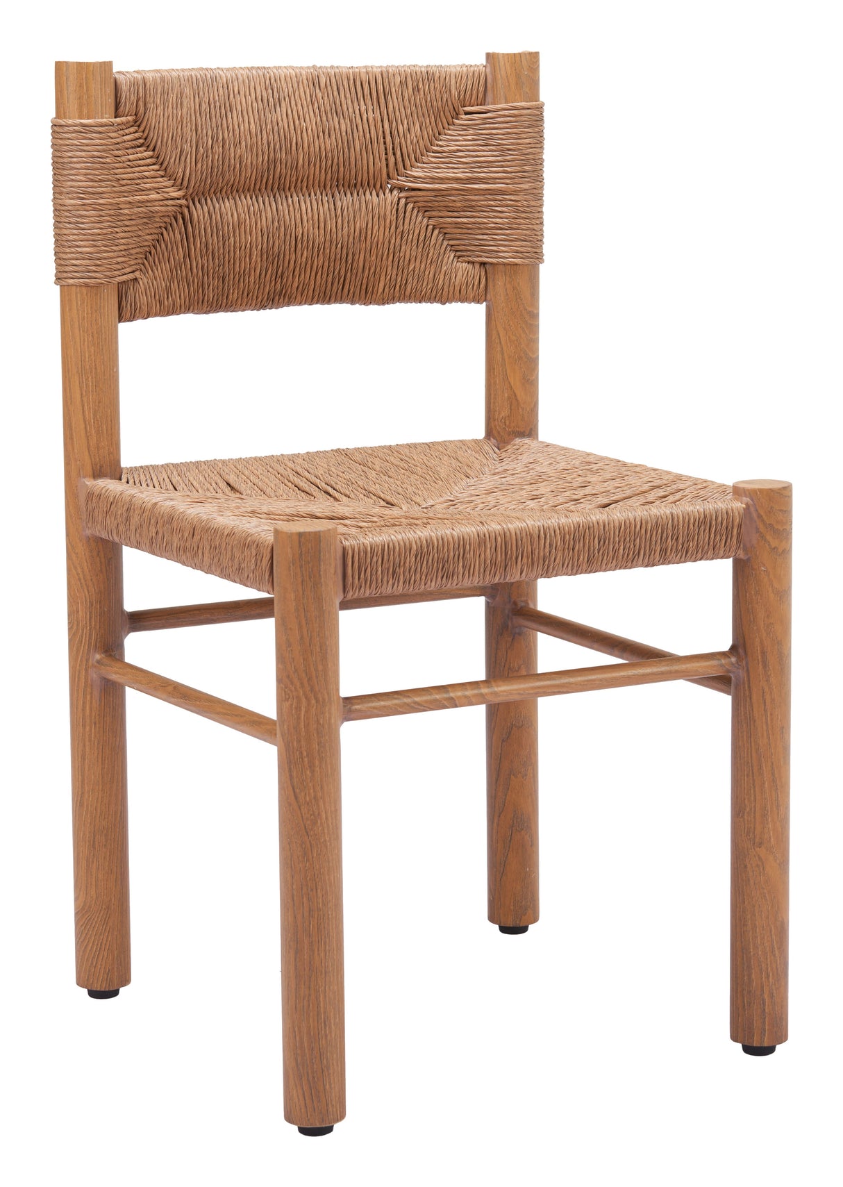 Iska Natural Outdoor Dining Chair (Set of 2) by Zuomod at Eve Furniture