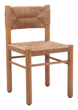 Iska Natural Outdoor Dining Chair (Set of 2) by Zuomod at Eve Furniture