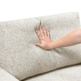 Isla Beige 3-Piece Sectional with Pull-out Bed by Homelegance at Eve Furniture