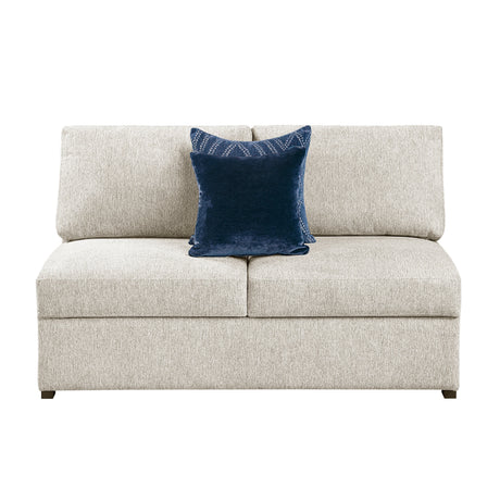 Isla Beige 3-Piece Sectional with Reversible Chaises and Hidden Storage by Homelegance at Eve Furniture