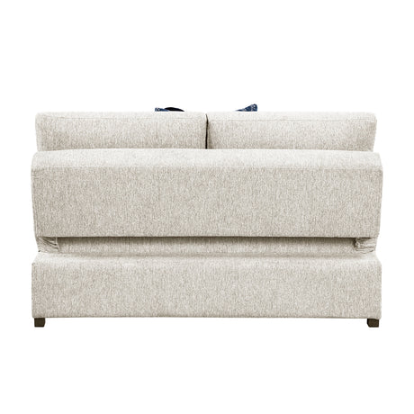 Isla Beige 3-Piece Sectional with Reversible Chaises and Hidden Storage by Homelegance at Eve Furniture