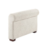 Isla Beige 4-Piece Rolled-Arm Sleeper Sectional with Storage Chaise by Homelegance at Eve Furniture