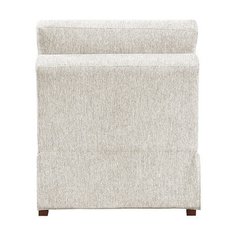 Isla Beige 5-Piece Sectional with Convertible and Reversible Chaise, Hidden Storage, Click Motion Back by Homelegance at Eve Furniture