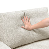 Isla Beige Chaise Lounge with Arms and Hidden Storage, Click Motion Back by Homelegance at Eve Furniture