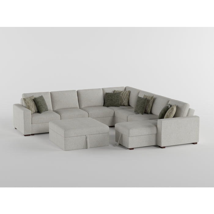 Isla Beige Loveseat by Homelegance at Eve Furniture