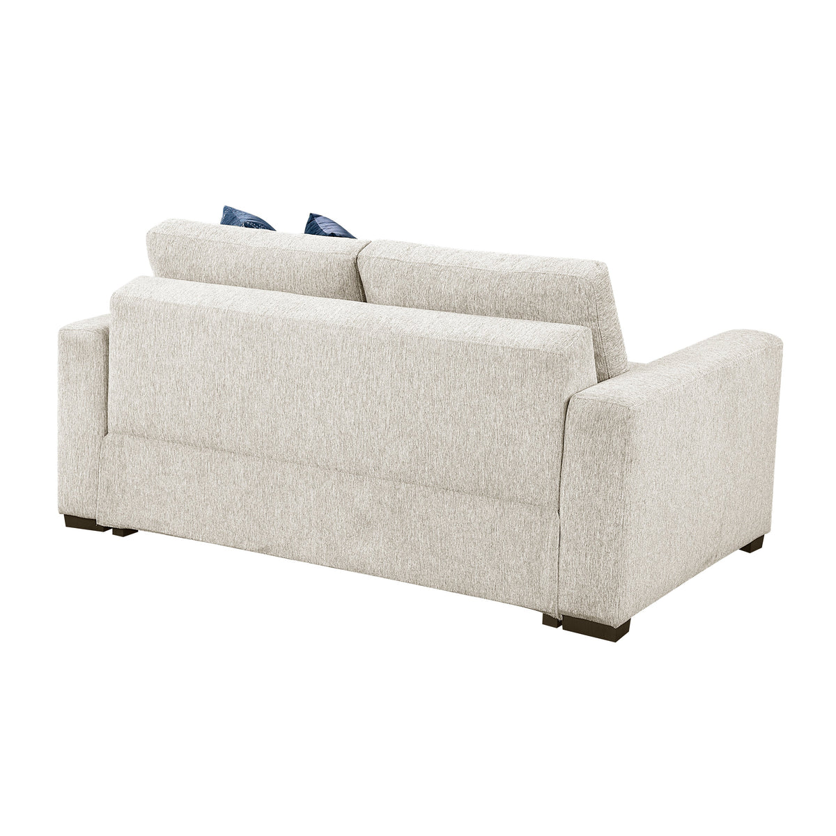 Isla Beige Roll Arms Convertible Wide Chair with Pull-out Bed and Click Motion Back by Homelegance at Eve Furniture