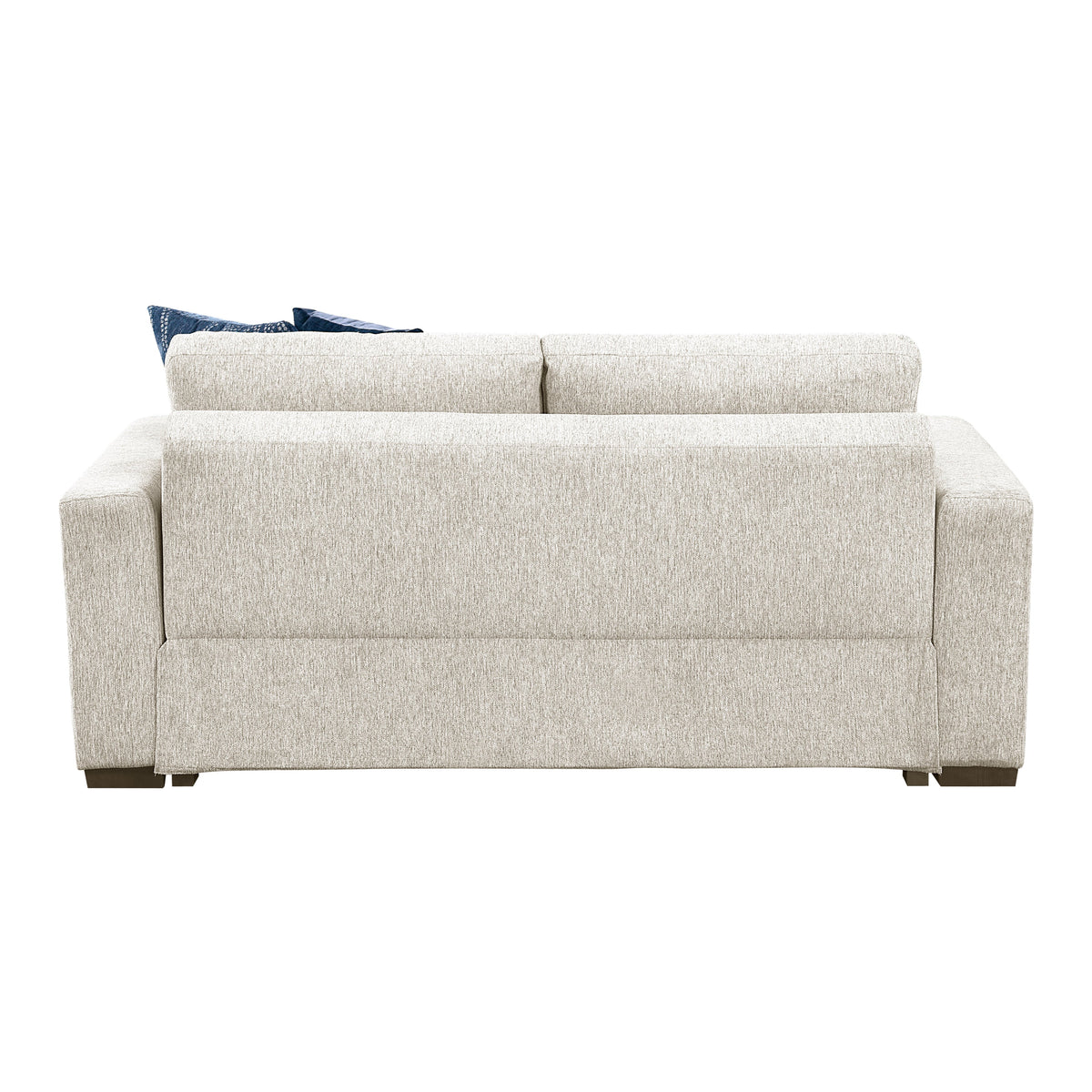 Isla Beige Roll Arms Convertible Wide Chair with Pull-out Bed and Click Motion Back by Homelegance at Eve Furniture